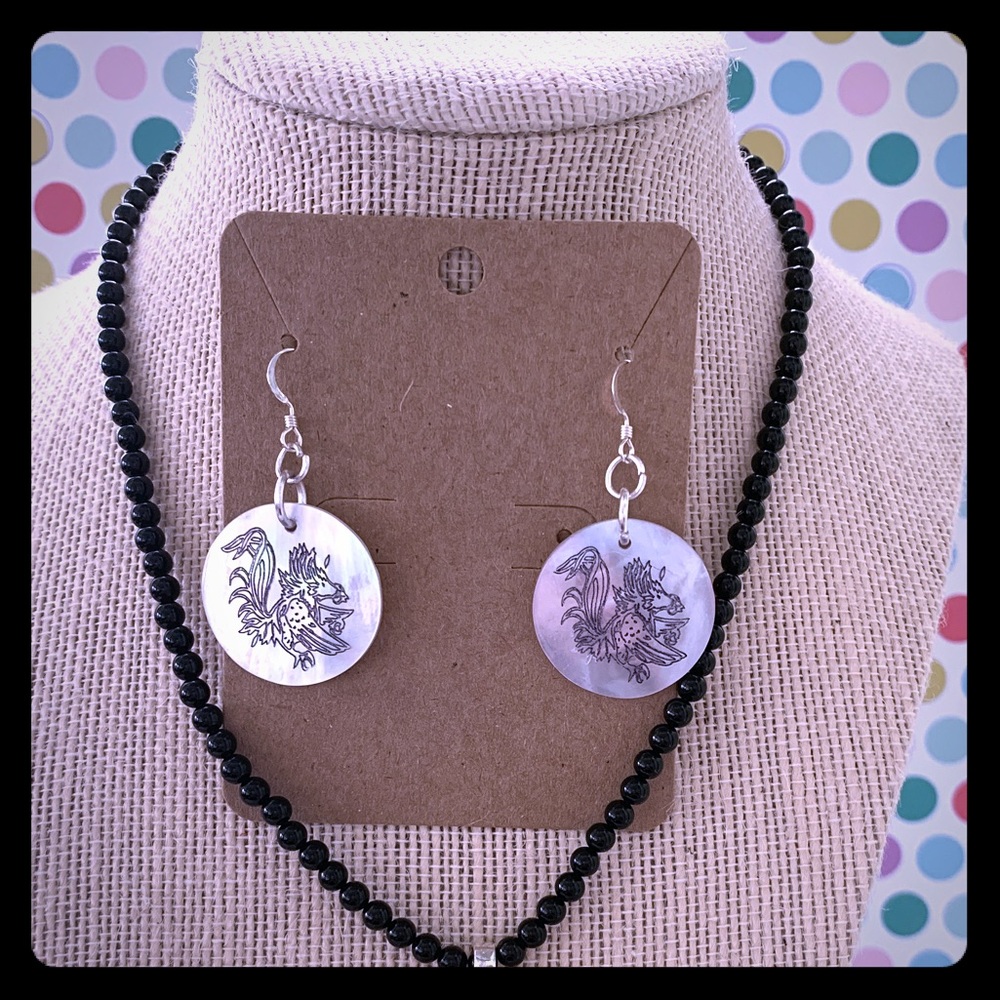 Gamecock Shell Earrings